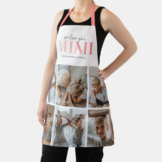 We houden van je Mimi fotocollage Schort (Insitu)