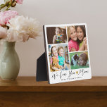 We houden van je Mimi | Grootkinderen 4 Foto-colla Fotoplaat<br><div class="desc">Mimi We houden van je | Grootkinderen 4 Foto Collage Plaque — Maak uw eigen lijst van 4 afbeelding aan uw wensen aan te passen met vier favoriete foto's en namen van kleinkinderen. Maakt een schat cadeau voor grootmoeder voor verjaardag,  moederdag,  grootouders en andere speciale dagen.</div>