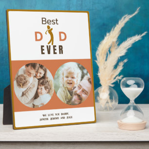 We houden van je moderne beste vader op vaderdag f fotoplaat