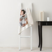 We houden van je moderne hartscript fotocollage sherpa deken (In situ)