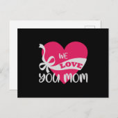 We houden van je moeder briefkaart (Voorkant / Achterkant)