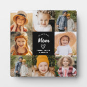 We houden van je moeder familie moderne foto colla fotoplaat (Voorkant)