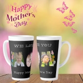 We houden van je moeder! Fotonaam moederdag Butter Latte Mok