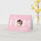 We houden van je moeder gevouwen Wenskaart Kaart (Gele Bloem)