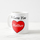 We houden van je moeder koffiemok (Voorkant links)