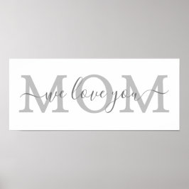 we houden van je moeder - minimalistisch poster th