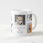 We houden van je moeder Moederdag 6 fotocollage Grote Koffiekop (Voorkant rechts)