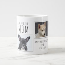 We houden van je moeder Moederdag 6 fotocollage