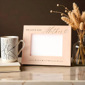 We houden van je moeder script hart Kinder namen Gegraveerde Lijstjes