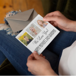 We houden van je! Moederdagkaart