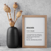 We houden van je Mom Definition Poster Moederdag G