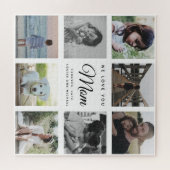 WE HOUDEN VAN JE MOM Modern Family Photo Collage Legpuzzel (Horizontaal)