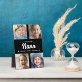 We houden van je Nana Family Keepsake Fotocollage Fotoplaat (Zijkant)