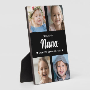 We houden van je Nana Family Keepsake Fotocollage Fotoplaat
