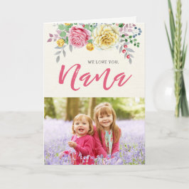 We houden van je, Nana | Foto Wenskaart Kaart