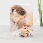 We houden van je Nana Modern Classic Foto Kaart (Voorkant)