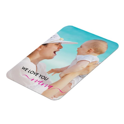 We houden van je Nana Modern Classic Magneet (Linkerzijde)