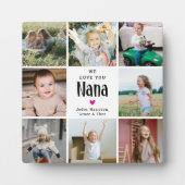 We houden van je Nana 'Photo Collage Gift Fotoplaat (Voorkant)