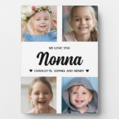 We houden van je Nonna Family Keepsake Fotocollage Fotoplaat (voorkant)
