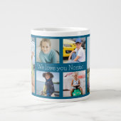 We houden van je Nonno Grootvader 6 Foto Grote Koffiekop (Voorkant)