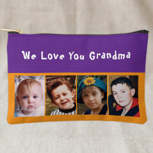 We houden van je oma 4 foto oranje paars etui