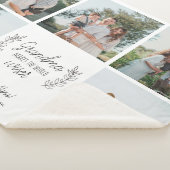 We houden van je oma 5 fotocollage gepersonaliseer sherpa deken (3/4)