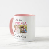 We houden van je oma aangepaste fotocollage mok (Voorkant links)