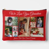 We houden van je, oma | Aangepaste rode 9 foto Etui (Voorkant)