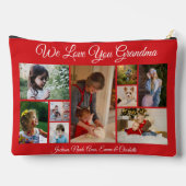 We houden van je, oma | Aangepaste rode 9 foto Etui (Achterkant)