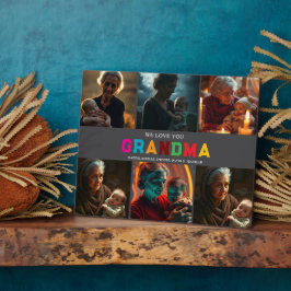 We houden van je oma Custom 6-foto Fotoplaat