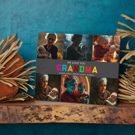 We houden van je oma Custom 6-foto Fotoplaat (Zijkant)