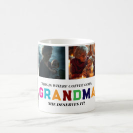 We houden van je oma Custom 6-foto Koffiemok