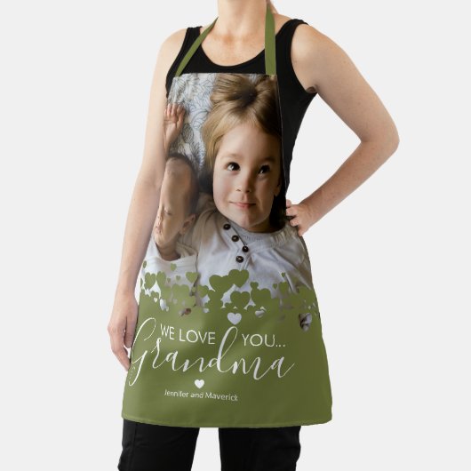 We houden van je oma Foto Green Schort (Insitu)