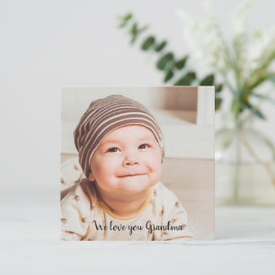 We houden van je oma foto met Typografie