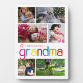 We houden van je oma fotocollage fotoplaat (voorkant)