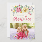 We houden van je oma | Fotoplatte kaart (Voorkant)