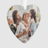 We houden van je oma foto's handgeschreven modern ornament (voorkant)