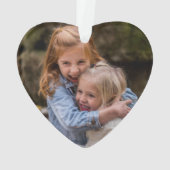 We houden van je oma foto's handgeschreven modern ornament (achterkant)