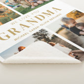 We houden van je Oma Gepersonaliseerde 4 Fotocolla Sherpa Deken (3/4)
