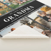 We houden van je Oma Gepersonaliseerde 4 Fotocolla Sherpa Deken (3/4)