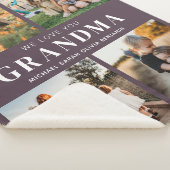 We houden van je Oma Gepersonaliseerde 4 Fotocolla Sherpa Deken (3/4)