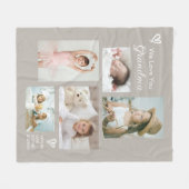 We houden van je oma kleinkinderen foto collage fleece deken (Voorkant (Horizontaal))