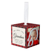 We houden van je oma Modern speldenscript 3 Foto Decoratie (Voorkant hoekig)