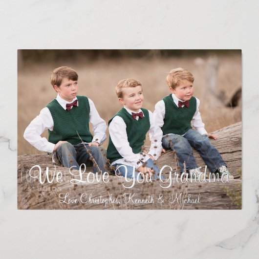 We houden van je oma-Moederdag kaart (Voorkant)