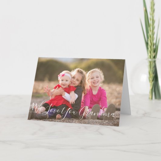 We houden van je oma-Moederdag kaart (Voorkant)