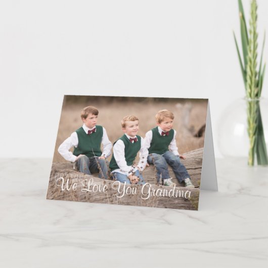 We houden van je oma-Moederdag kaart (Voorkant)