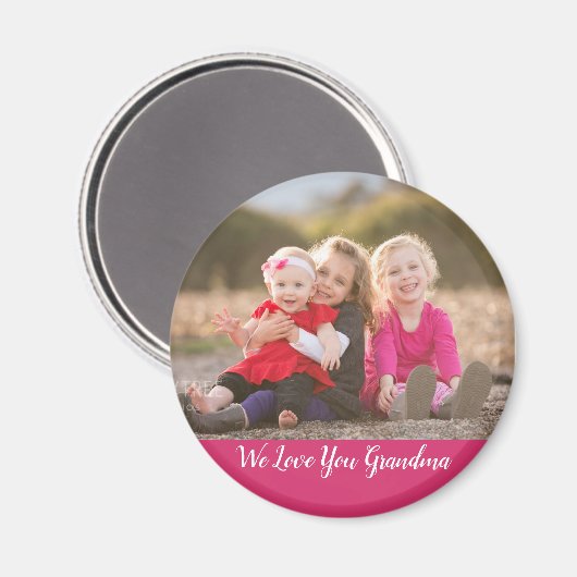 We houden van je oma Photo Magnet (Voorkant / Achterkant)