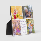 We houden van je oma Schattigee aangepaste Kinder Fotoplaat (Voorkant)