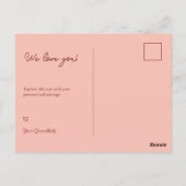 We houden van je oma Six Photo met Text Red Heart Briefkaart (Achterkant)