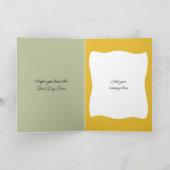 We houden van je opa 4 foto groene verjaardag kaart (Binnen)